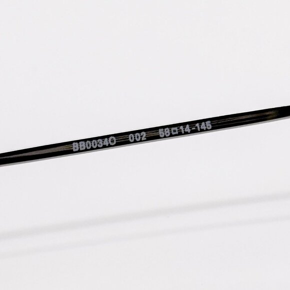 NEW BALENCIAGA EYEGLASSES BB0034O 002 CAT EYE SILVER WOMEN EYEWEAR BALENCIAGA - Picture 7 of 9